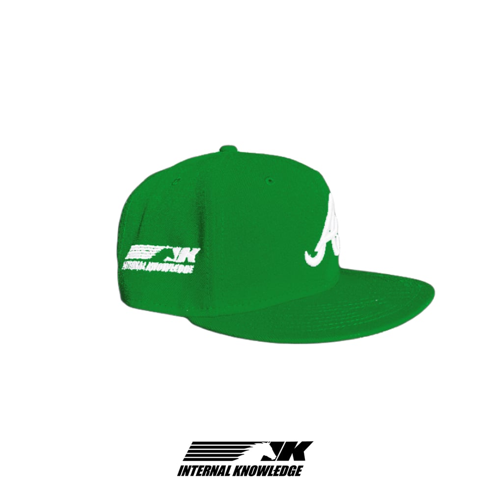 Image of IK Chess Club 59Fifty New Era Green Braves Fitted