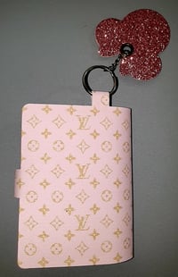 Image 4 of LV Cardholder with Keychain