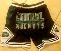 Image 1 of BLACK MIAMI CENTRAL MEN MESH BASKETBALL SHORTS