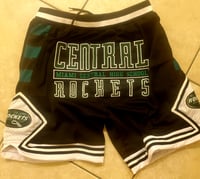Image 2 of BLACK MIAMI CENTRAL MEN MESH BASKETBALL SHORTS