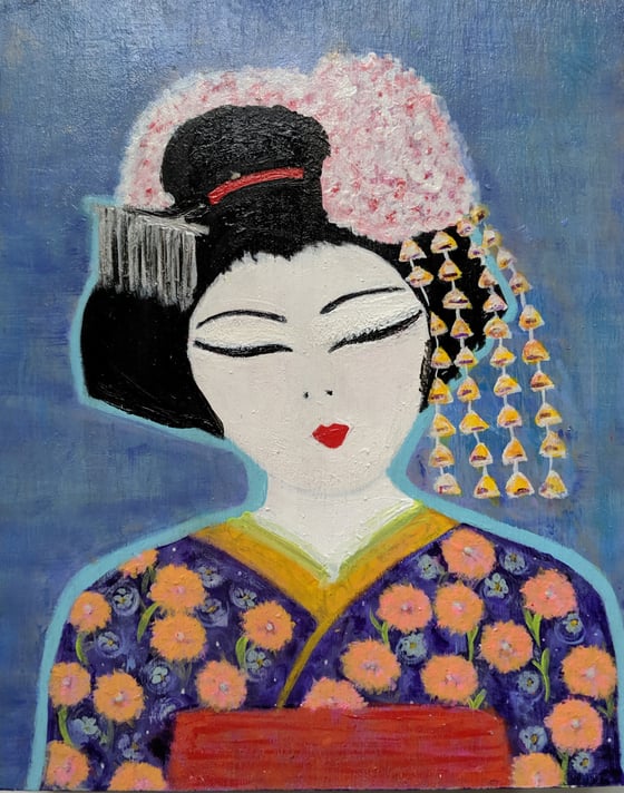 Image of "Geisha with the Blue Aura"