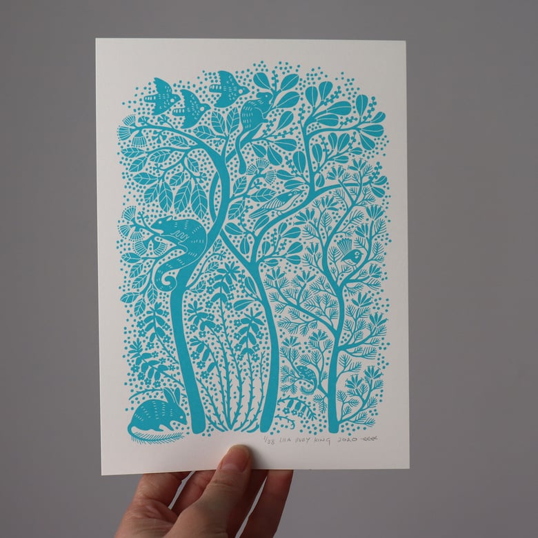 Image of Bush Day #1 - $5 shipping + $25 Donation - Splendid Blue