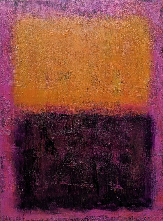 Image of Homage to Mark Rothko: Orange/Magenta/Purple No. 3