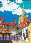 Oakham Buttercross Original Painting