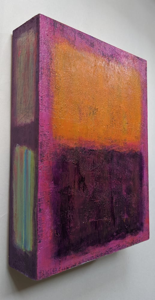 Image of Homage to Mark Rothko: Orange/Magenta/Purple No. 3