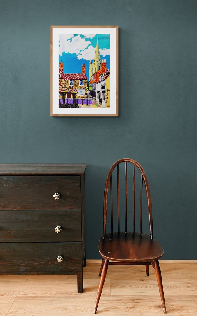 Oakham Buttercross Original Painting