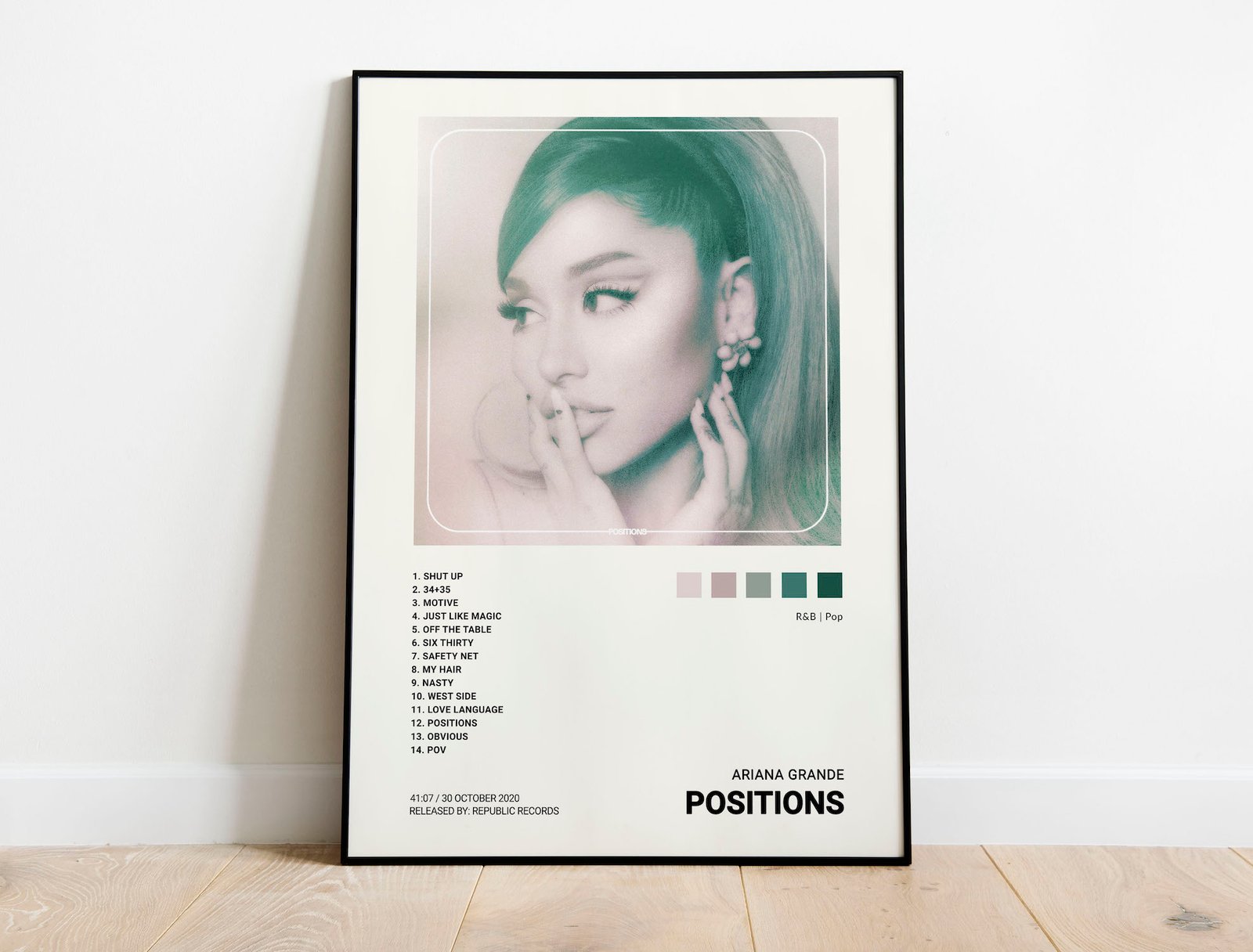 Ariana Grande - Positions Album Cover Poster | Architeg Prints