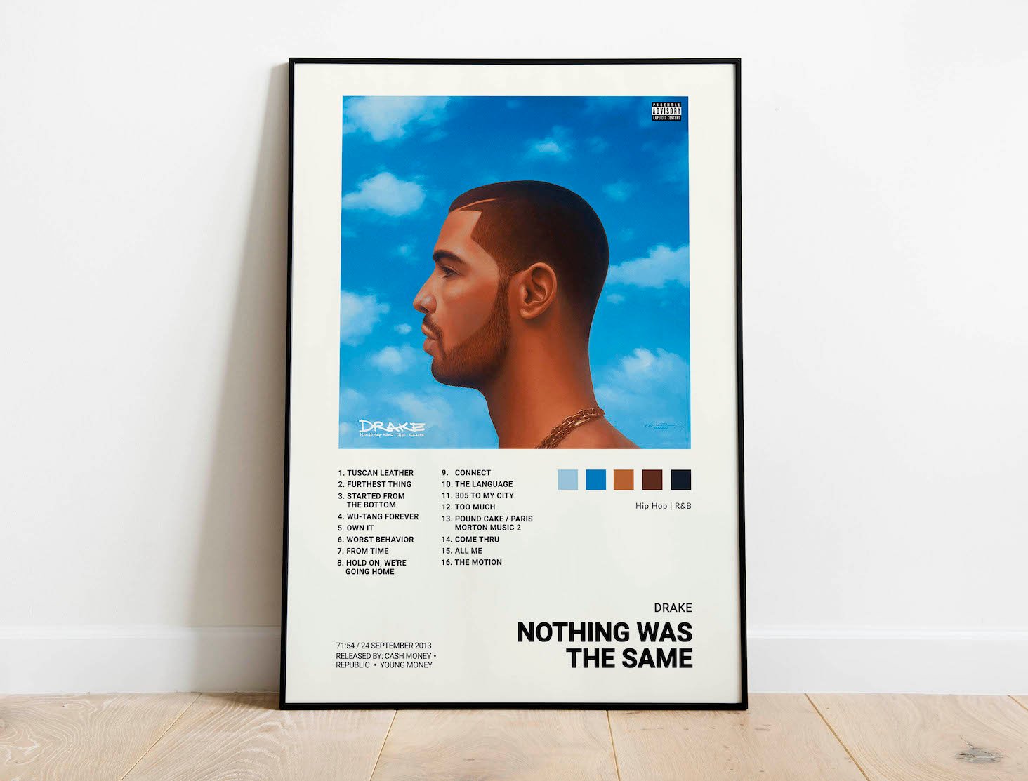 Drake "Nothing Was the Same " Art Music Album Poster HD Print Multi Sizes Deluxe 
