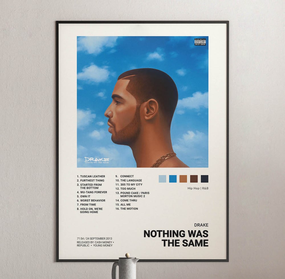 Drake - Nothing Was The Same Album Cover Poster | Architeg Prints