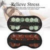 Natural Real Tourmaline Eye Massager Therapy Jade Stone Germanium Sleep Eye Mask Shade Cover 