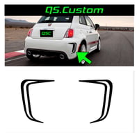 Abarth 500/595/695 mk1 Rear Enlarged Side Vents V2 stickers 