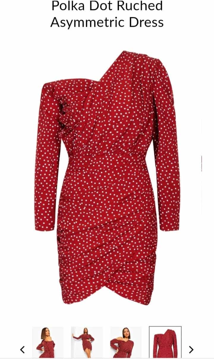 Image of polka dot dress