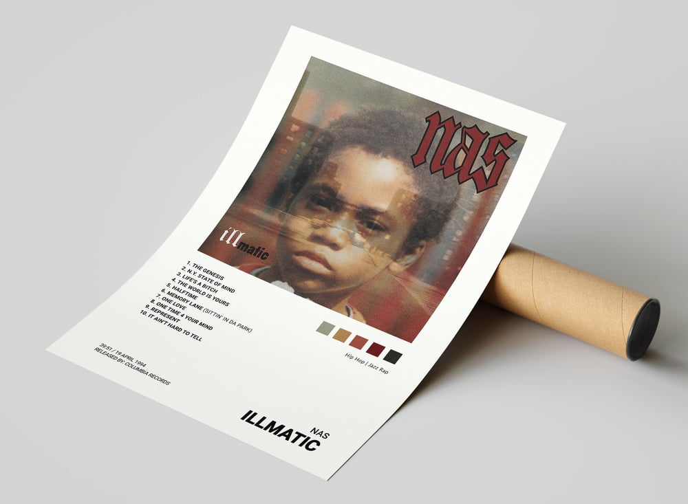 Nas - Illmatic Album Cover Poster