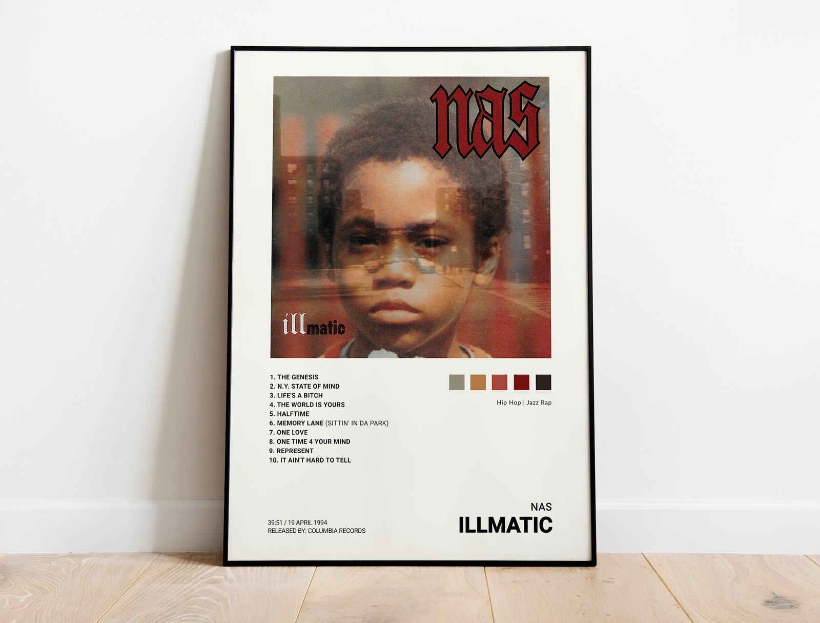 Nas Illmatic Album Cover Poster Architeg Prints