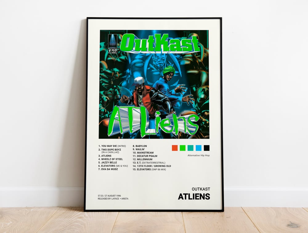 Outkast - ATLiens Album Cover Poster