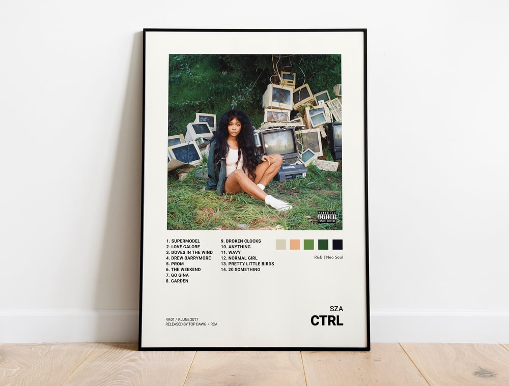 SZA - Ctrl Album Cover Poster