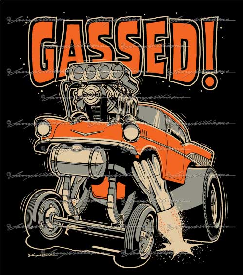 Image of "Gassed!" T-shirt: Med-3XL