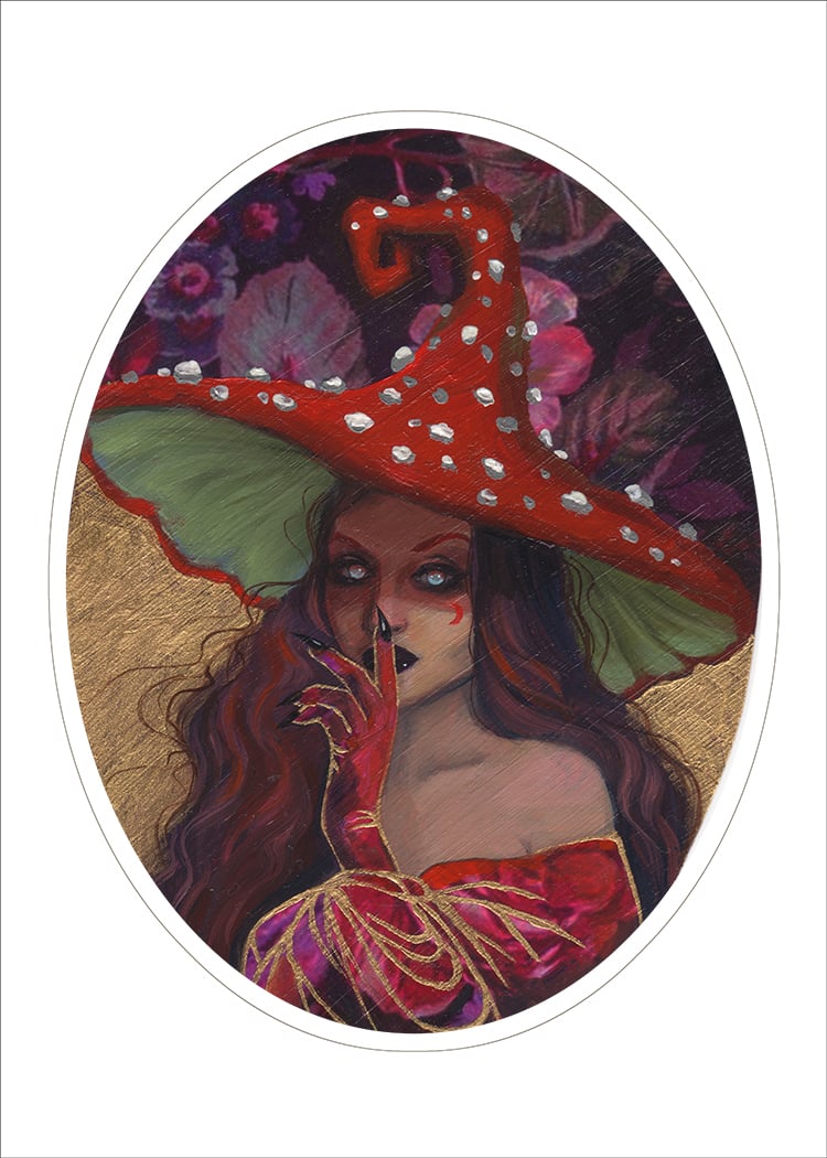 Image of "Amanita Witch" Limited edition print