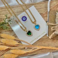 Image 1 of Bling Heart Necklace