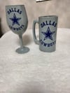 Couples Game Time Wine Glass Beer Mug Set