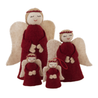 Image 2 of Felt Christmas Angel Tree Topper