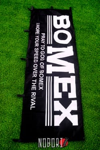 Image 2 of Bomex Nobori Flag  (Black,Blue,White)