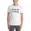 Malas Malas  Hombre T-Shirt Blanca, Gris