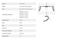 Image 5 of ENVE SES AR Road Handlebar
