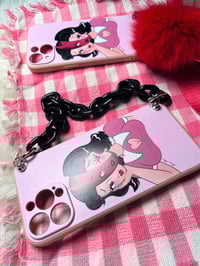 Image 2 of You don't want to make me cry (devil girl) iphone case