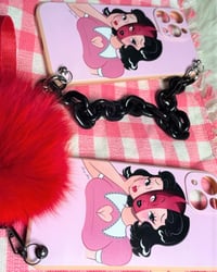 Image 3 of You don't want to make me cry (devil girl) iphone case