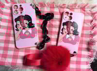 Image 1 of You don't want to make me cry (devil girl) iphone case