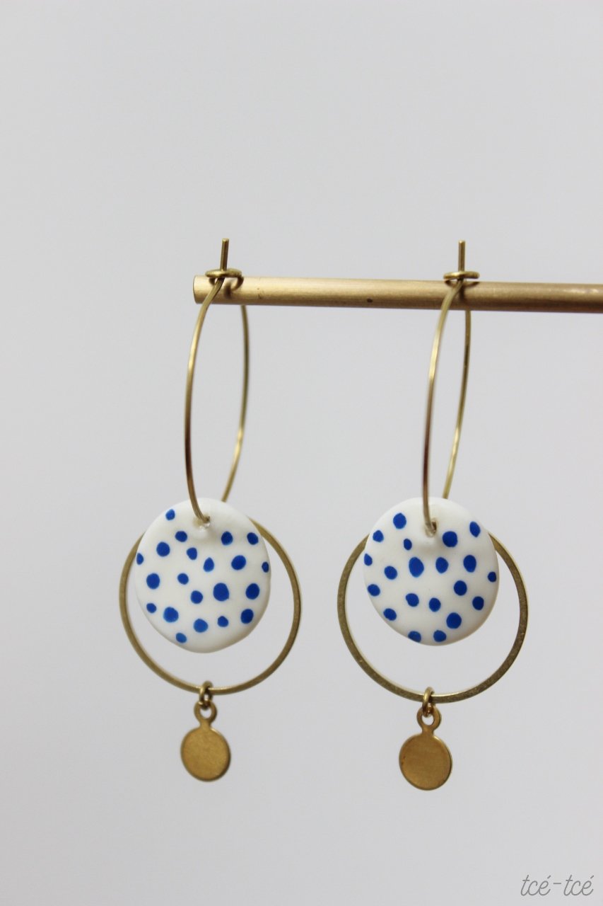 Image of Boucles "Gribouillis"