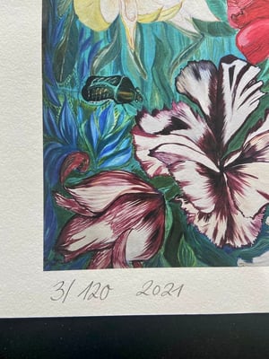 Life Is Wonderful, Fine Art Print, Echt-Büttenpapier