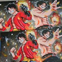 Image 4 of Ace & Luffy POSTER / PRINT