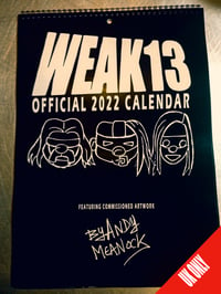 Official WEAK13 2022 Calendar