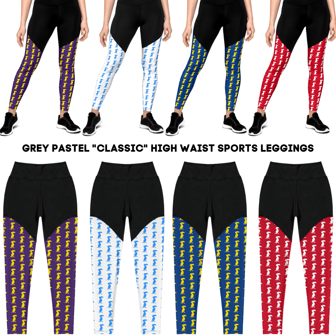 Pastel Rainbow Leggings - GP Active Wear