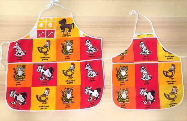 Image of Apron with pockets set with One Big & One small