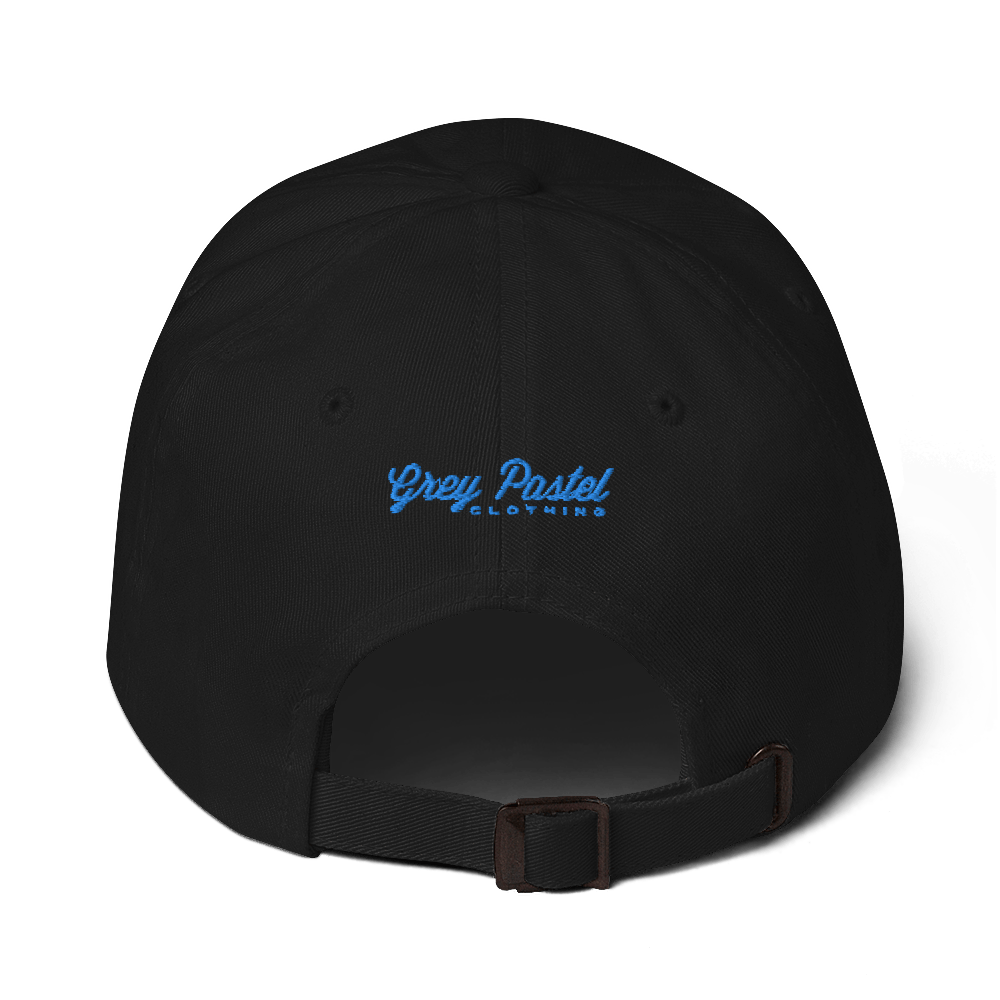 Grey Pastel "Classic Signature" Embroidered Dad Hat