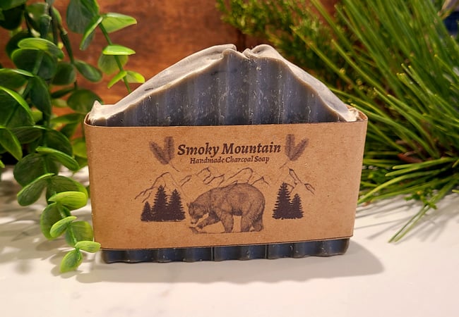 Smoky Mountain Activated Charcoal Bar Soap 