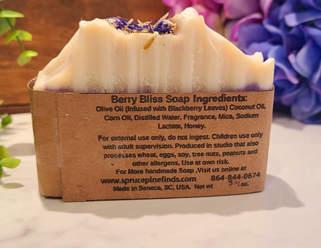 Berry Bliss Handmade Herbal Bar Soap