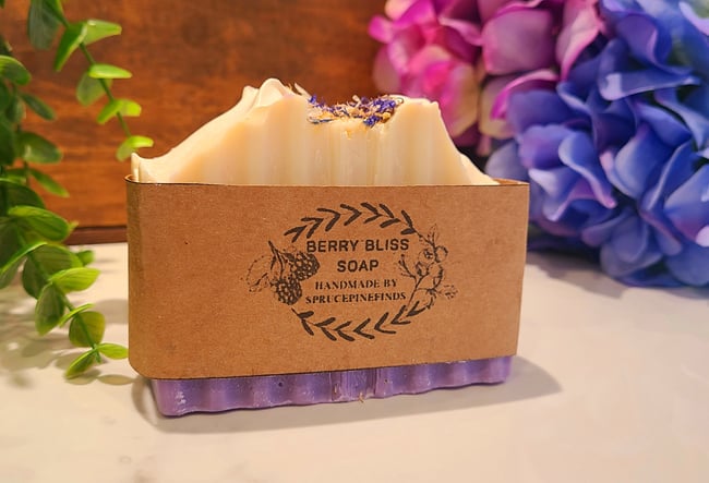 Berry Bliss Handmade Herbal Bar Soap