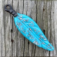 Fused Glass Feather 2