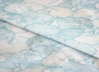 Image 2 of Herd of Swans Fabric - Half Yard