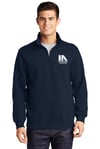1/4-Zip Sweatshirt- Navy 2