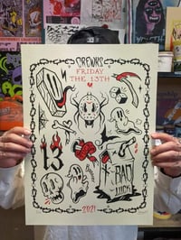 Image 1 of Firday the 13th flash sheet