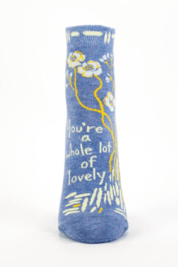Image of You're a Whole Lot of Lovely Ankle Socks