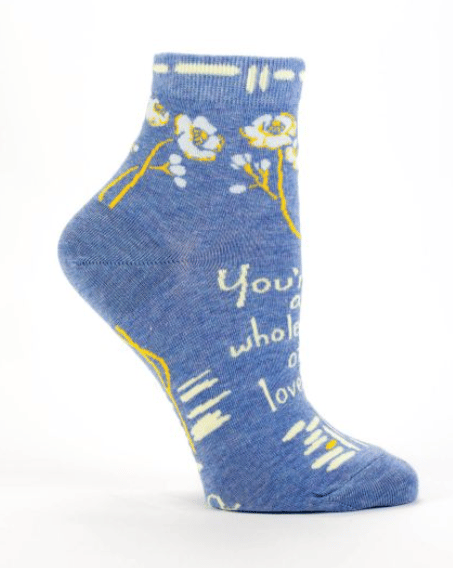 Image of You're a Whole Lot of Lovely Ankle Socks