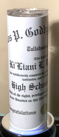Image 6 of Custom Diploma Tumbler