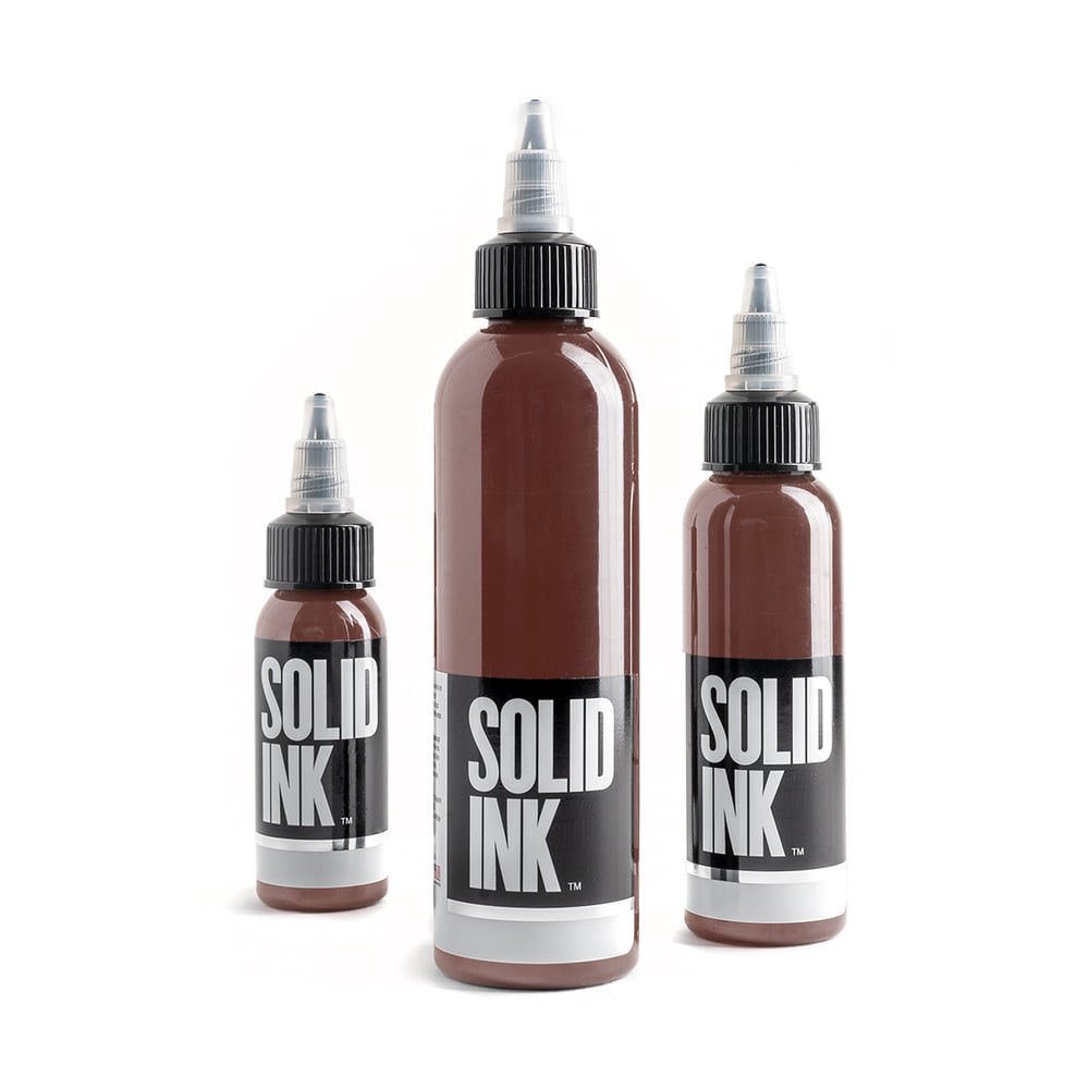 Image of BROWN solid ink