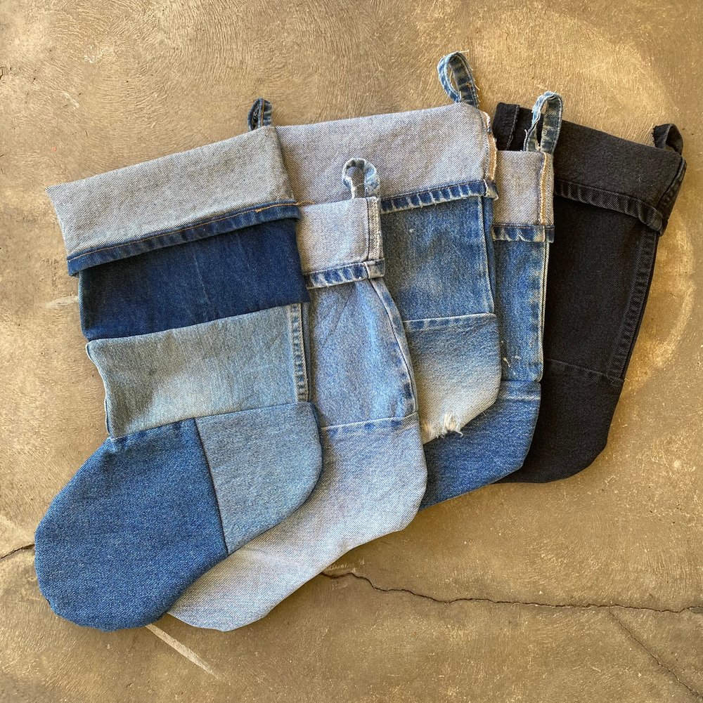 Image of Denim Stocking